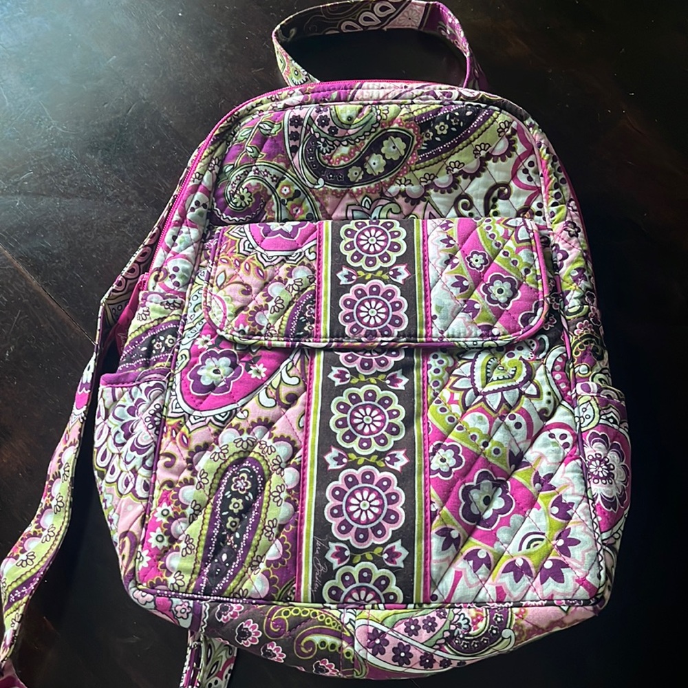 Vera Bradley small backpack.